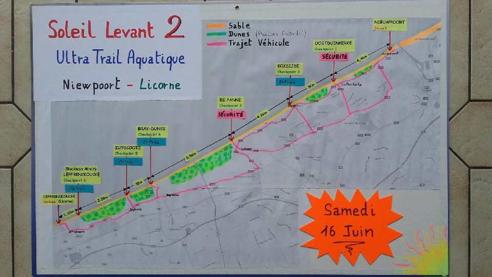 Soleil Levant 2 :  Nieuwpoort/Dunkerque, préparation